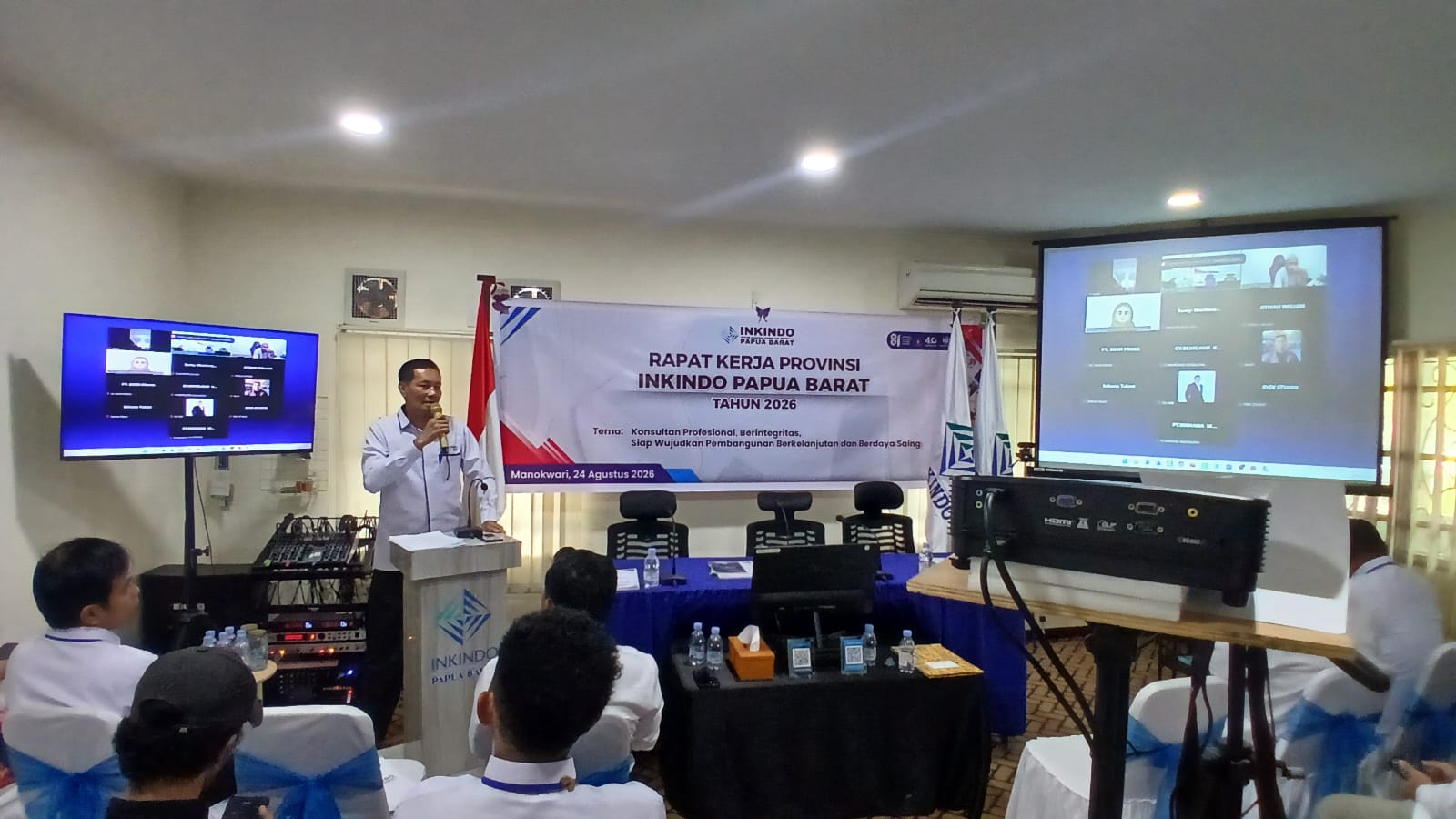 Rakerprov INKINDO PB : Dukung Program Pemerintah, Desak Konsultan Lokal Diberdayakan