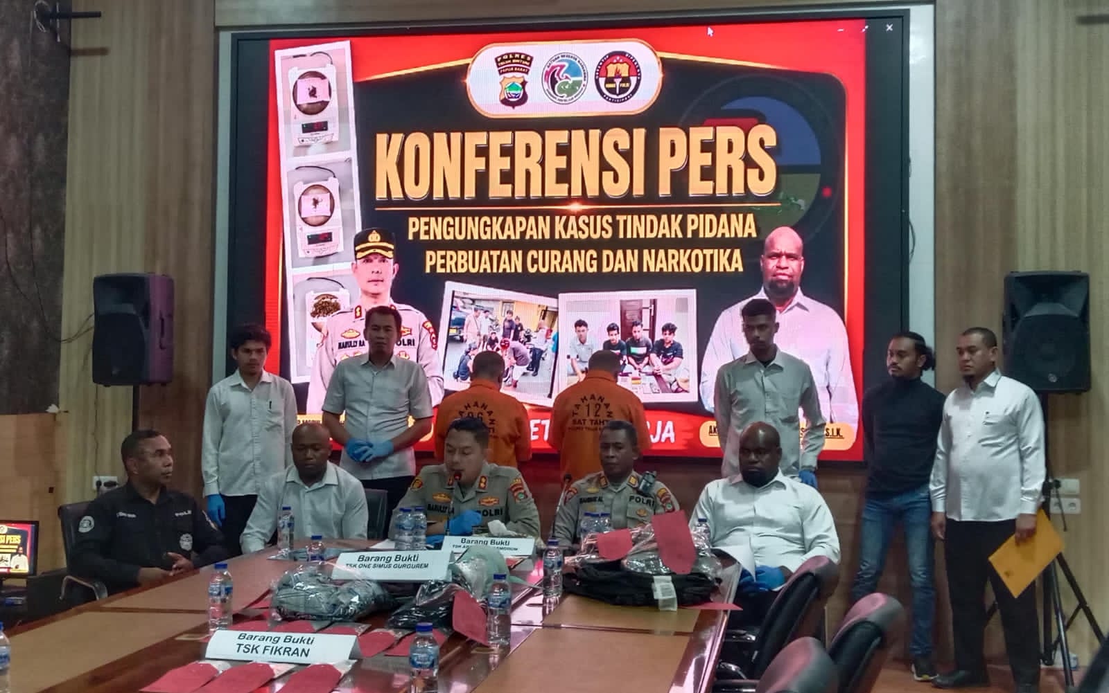 Polres Bintuni Sita Ganja 0,48 Gram, Pengguna Dijerat Pasal Narkotika