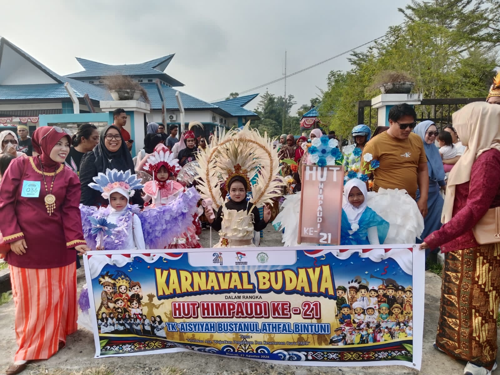 Sambut HUT ke-21 HIMPAUDI, 32 PAUD Gelar Karnaval Budaya