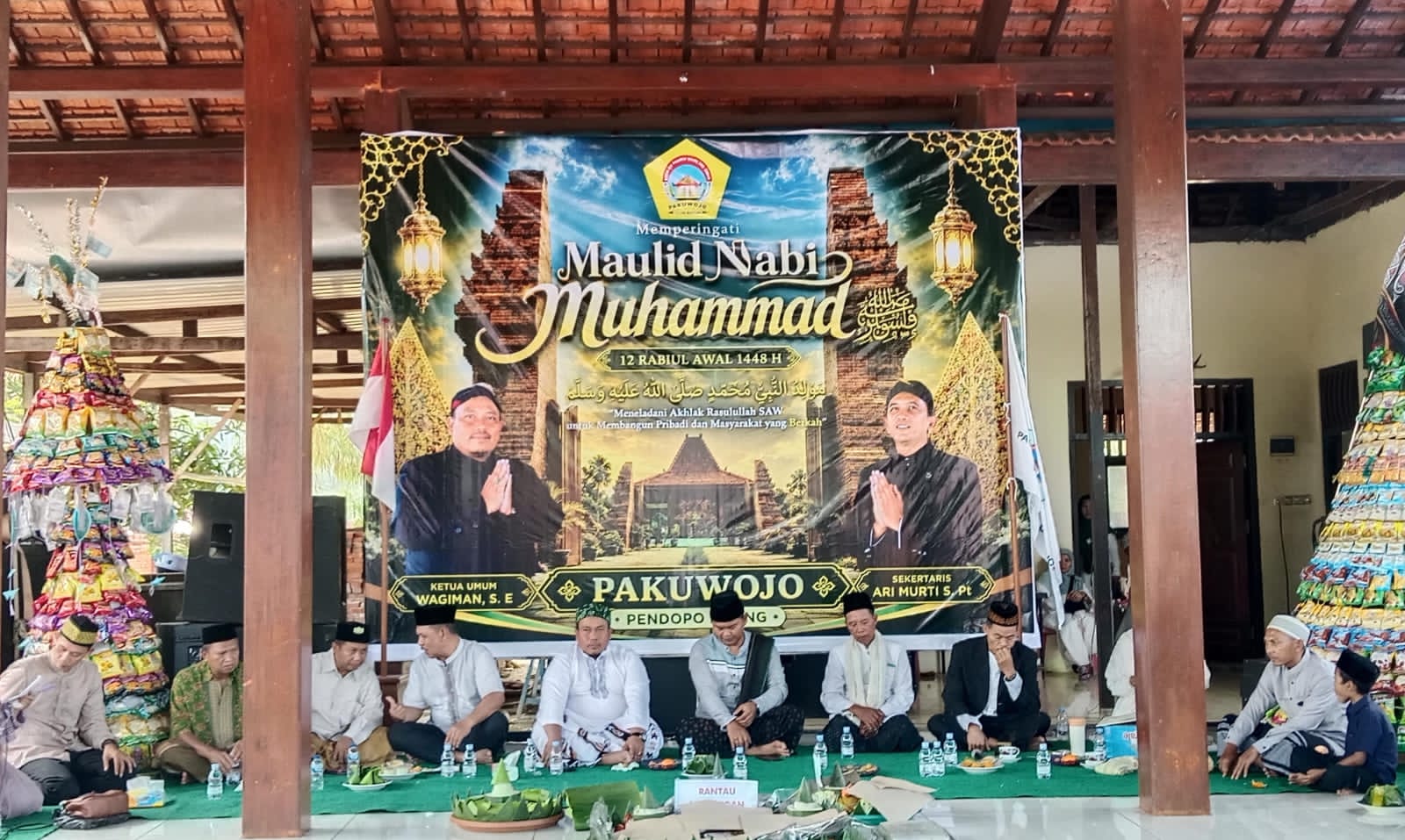 Maulid Nabi Warga PAKUWOJO Bintuni, Wagiman Ajak Bersatu dan Kontribusi Untuk Daerah