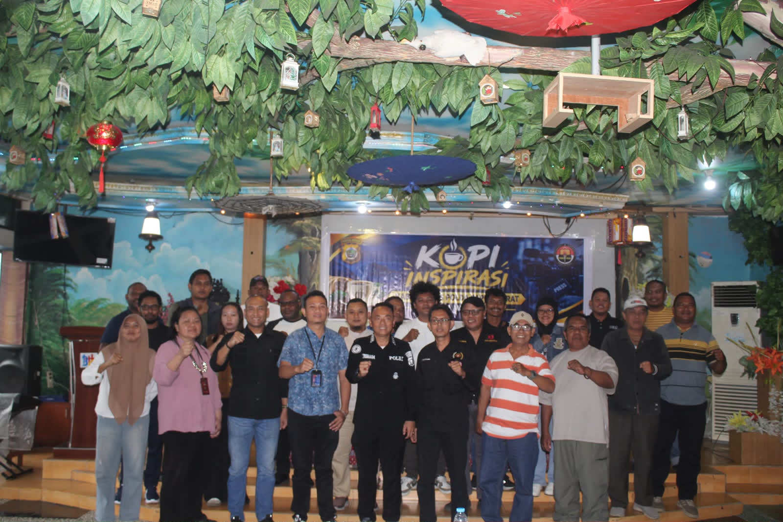 Polda Papua Barat Gelar Kopi Inspirasi Bersama Wartawan, Perkuat Kemitraan